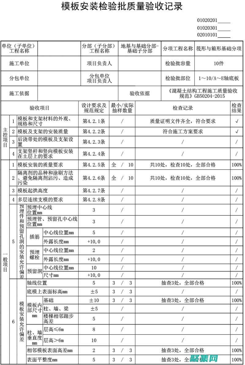 安裝模板時(shí)應(yīng)作到
