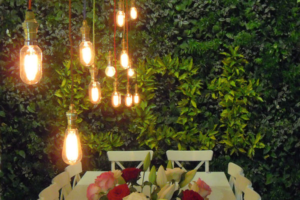 植物墻，仿真植物墻、屋面綠化